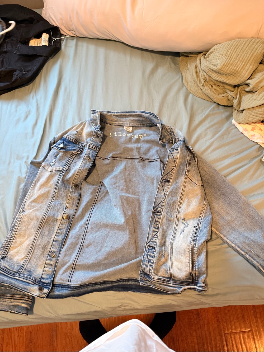 Kilogram Light Blue Denim Shirt Jacket